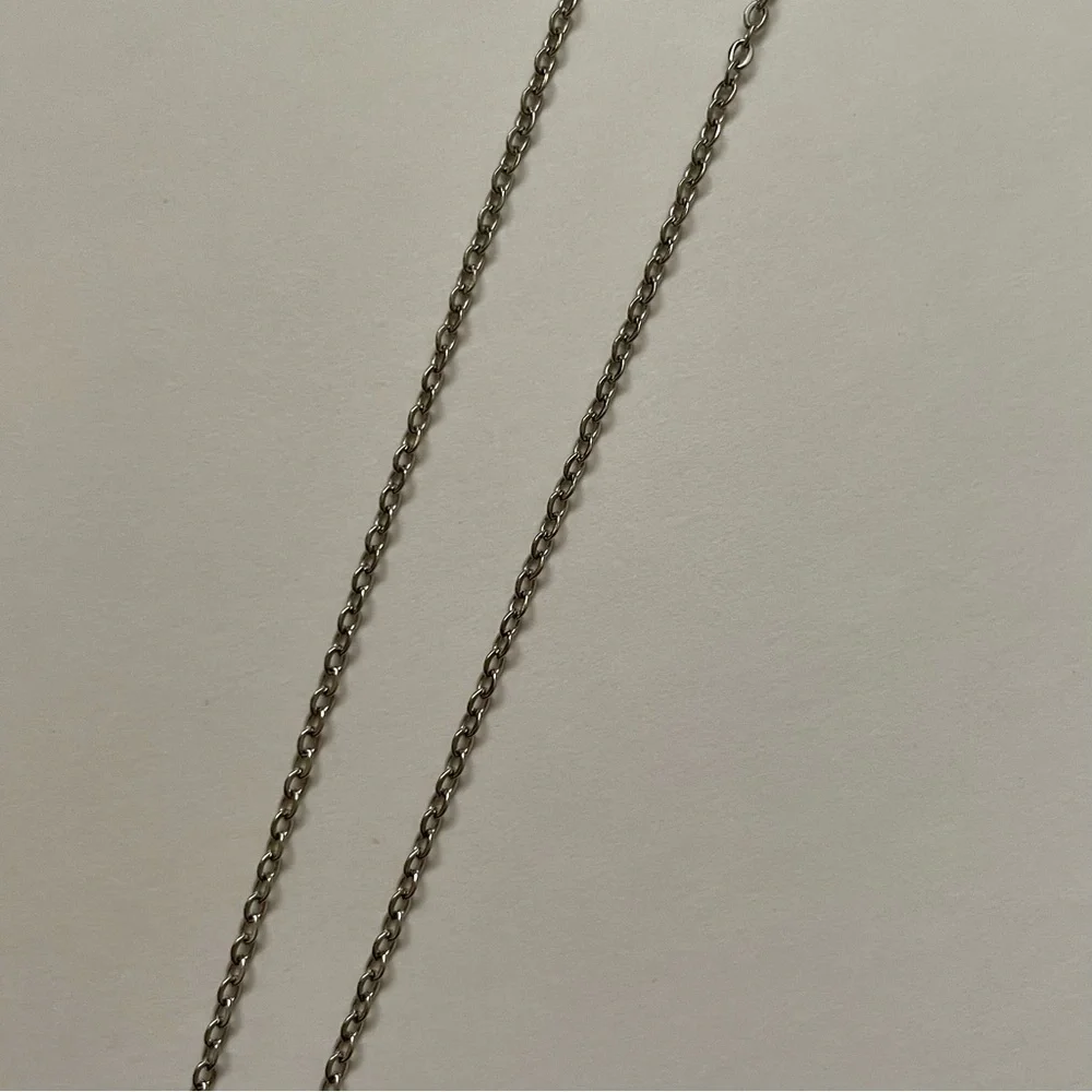 3/$25 Green Aventurine Crescent Moon Necklace - Picture 5 of 7